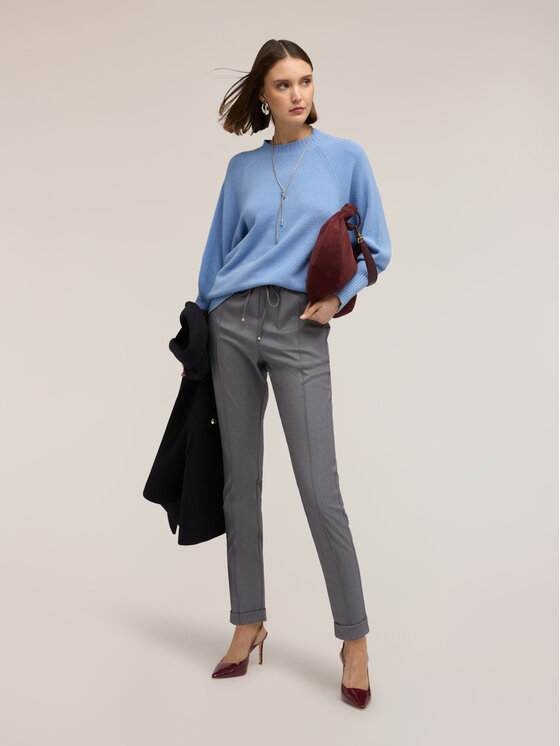 Motivi Motivi Sweter M245E002263N004 Turkusowy Regular Fit