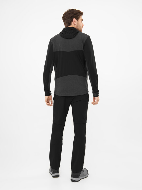 Viking Viking Bluza Tacoma Hoodie Man Czarny Regular Fit