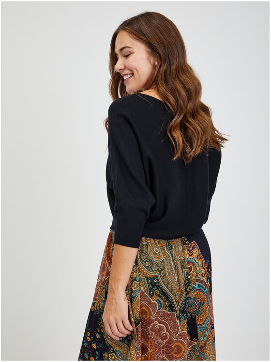 Orsay Orsay Sweter 507449660000__XL Czarny Regular Fit