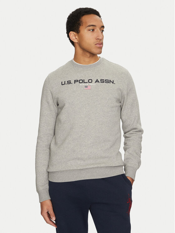 U.S. Polo Assn. U.S. Polo Assn. Μπλούζα MUP1645 Γκρι Regular Fit