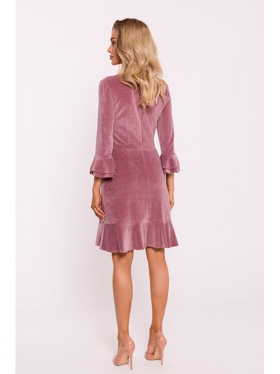 Made of Emotion Made of Emotion Sukienka wieczorowa M825 Różowy Feminine Fit