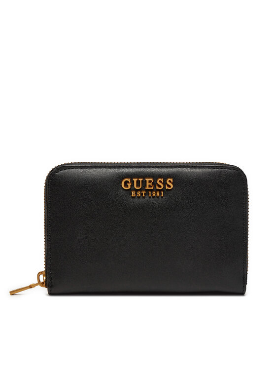 Guess Liels sieviešu maks Laurel SWVA85 00400 Melns