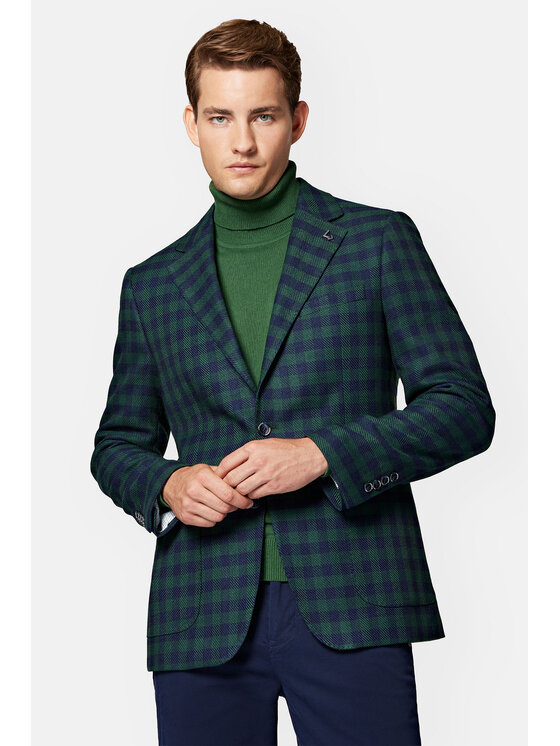 Lancerto Lancerto Marynarka Canonbie MA131223000018 Zielony Slim Fit