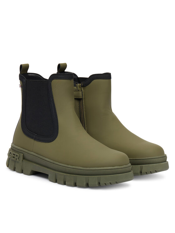 Tommy Hilfiger Tommy Hilfiger Stiefeletten T3X5-34130-1355414 Khakifarben