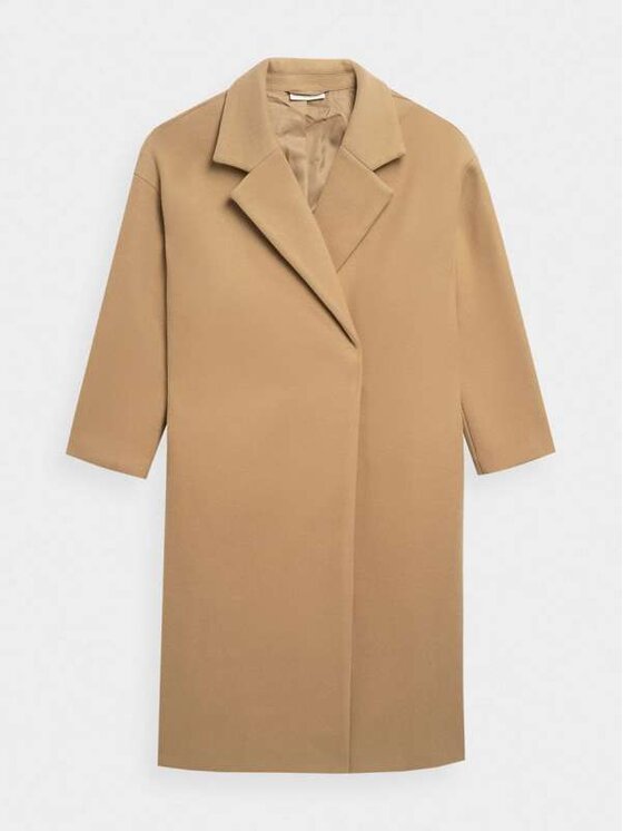 Outhorn Outhorn Cappotto di transizione OTHAW22TCOUF003-82S Marrone Loose Fit