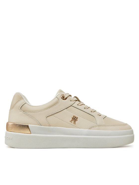 Tommy Hilfiger Snīkeri Feminine Court Sneaker FW0FW08126 Bēšs