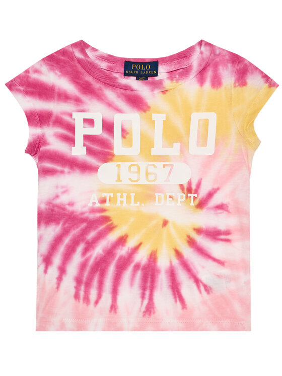 tie dye polo ralph lauren shirt