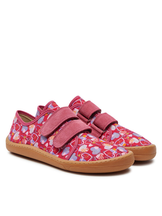 Froddo Froddo Papuče Barefoot Canvas G1700390-2 D Ružičasta