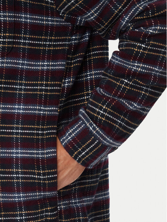 Tommy Jeans Tommy Jeans Kurtka koszulowa DM0DM23521 Bordowy Relaxed Fit