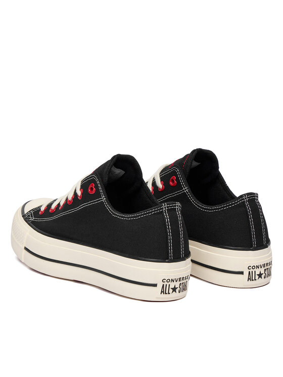 Converse Converse Trampki Chuck Taylor All Star Lift Platform Hearts A19059C Czarny