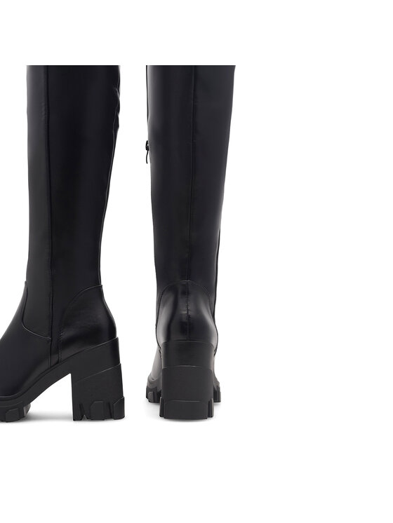 DeeZee DeeZee Čizme preko koljena Rachel HL220437 Crna