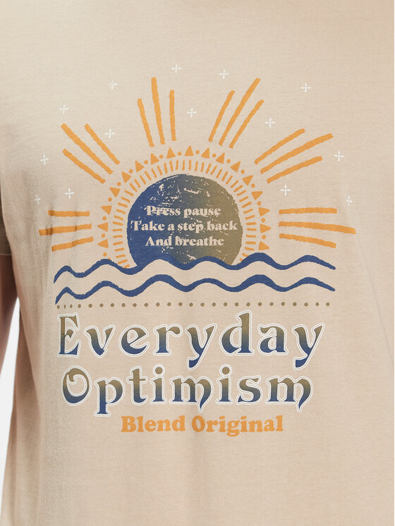 Blend Blend Футболка 20715030 Бежевий Regular Fit