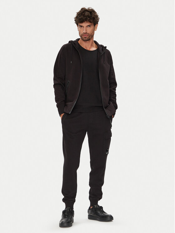 C.P. Company C.P. Company Долнище анцуг RFCMSP720A006372G Черен Regular Fit