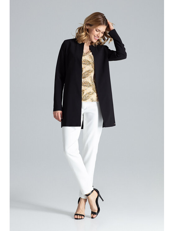 FIGL FIGLFIGL Cappotto M551 Nero Regular Fit