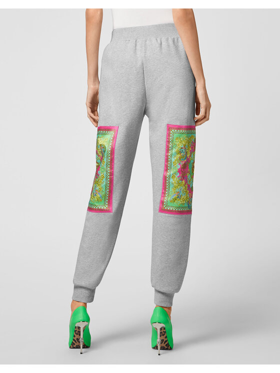 PHILIPP PLEIN PHILIPP PLEIN Jogger nohavice 4105 Sivá Regular Fit
