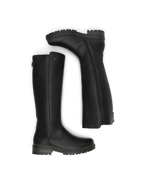 Remonte Remonte Cizme lungi riding D0B72-01 Negru