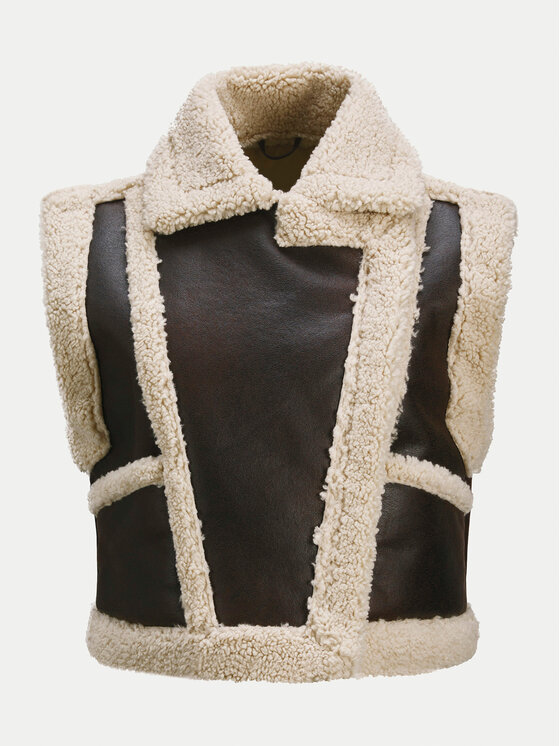 JJXX JJXX Αμάνικο Μπουφάν Joanna 12264943 Μαύρο Regular Fit