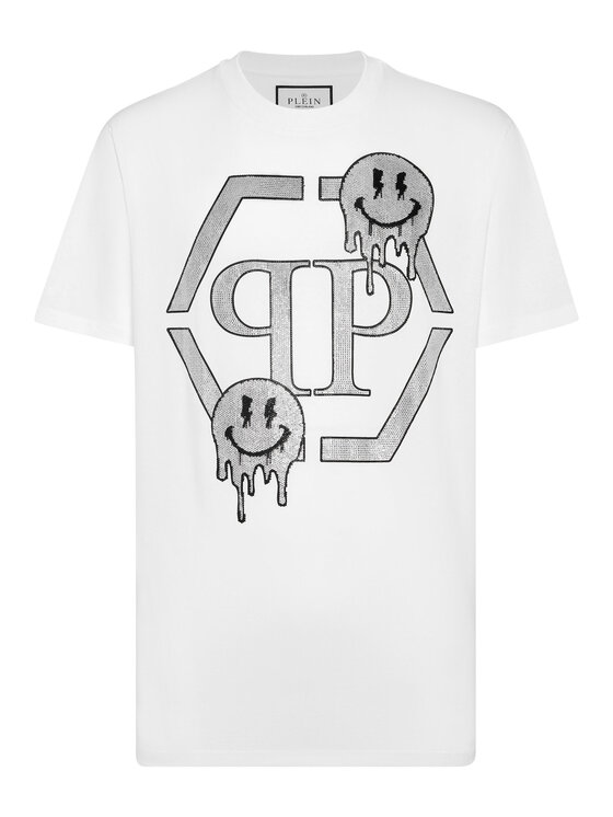 PHILIPP PLEIN PHILIPP PLEIN T-shirt 15121 Bianco Regular Fit