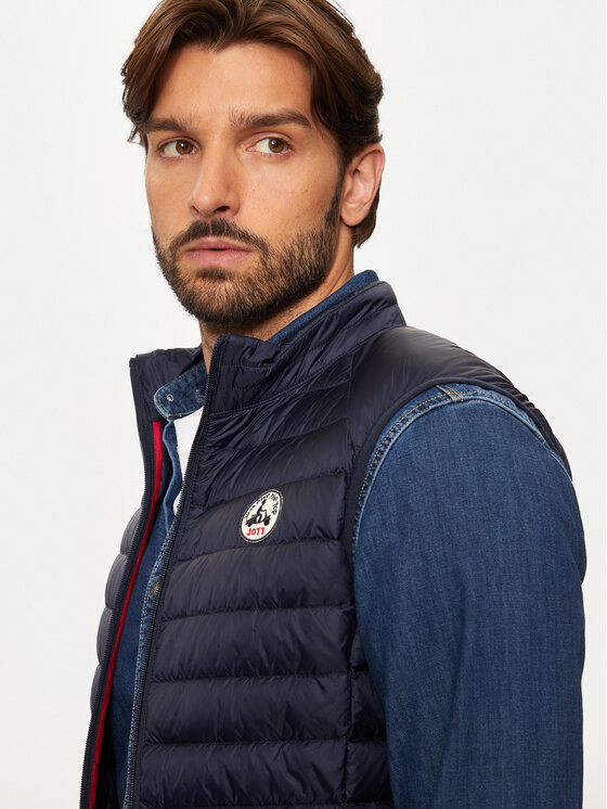 Jott Jott Mellény Tom P000MDOW04 Sötétkék Slim Fit