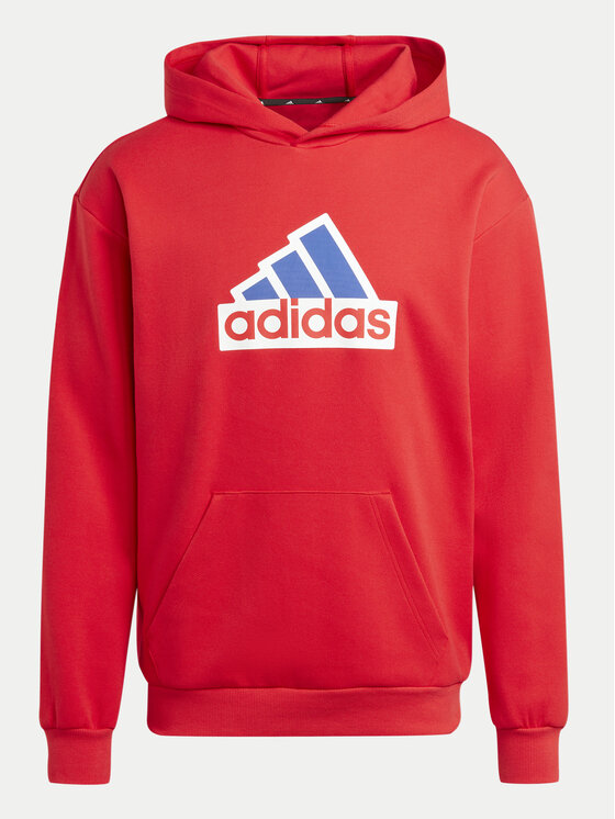 adidas adidas Majica dugih rukava Future Icons Badge of Sport IS8338 Crvena Regular Fit