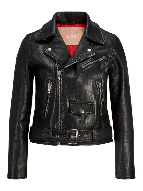 JJXX JJXX Шкіряна куртка 12200286 Чорний Regular Fit