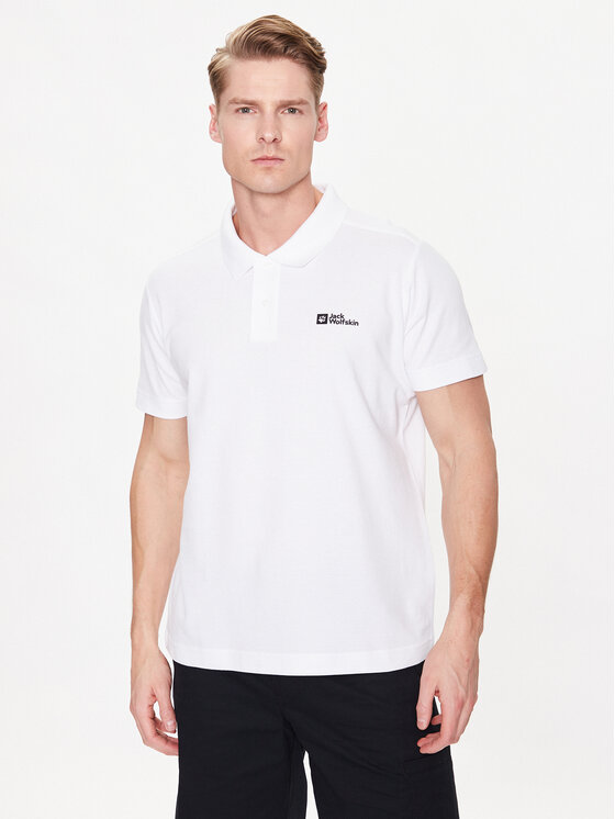 Jack Wolfskin Jack Wolfskin Polo Essential 1809301 Bijela Regular Fit