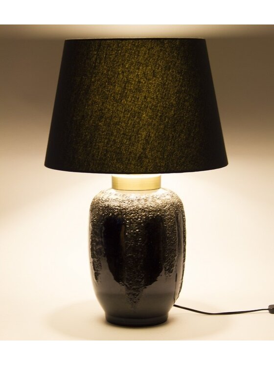 MIAhome MIAhome Lampka nocna ceramiczna GATWIA Brązowy