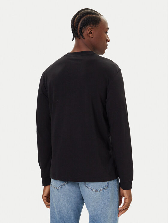 Calvin Klein Jeans Calvin Klein Jeans Hosszú ujjú Easy LV04RD247G Fekete Regular Fit