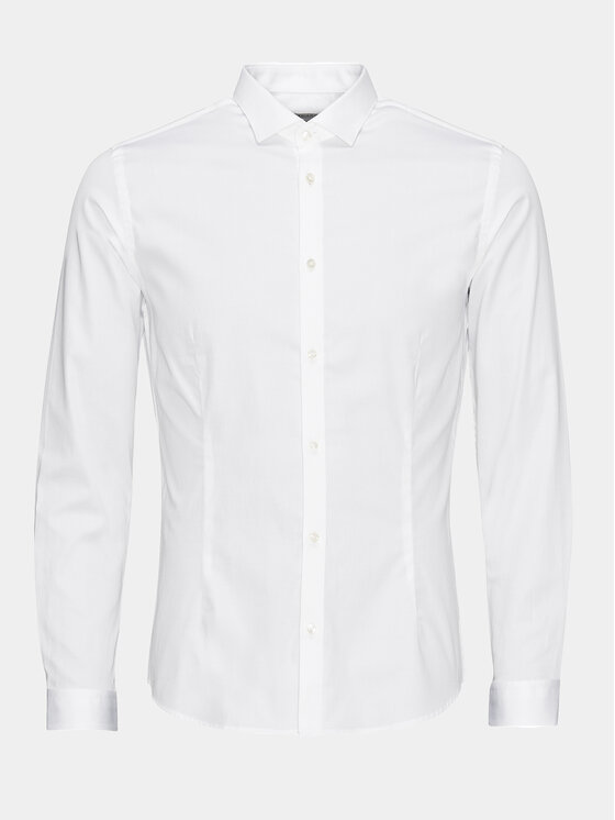 Jack & Jones Jack & Jones Košile Parma 12097662 Bílá Super Slim Fit