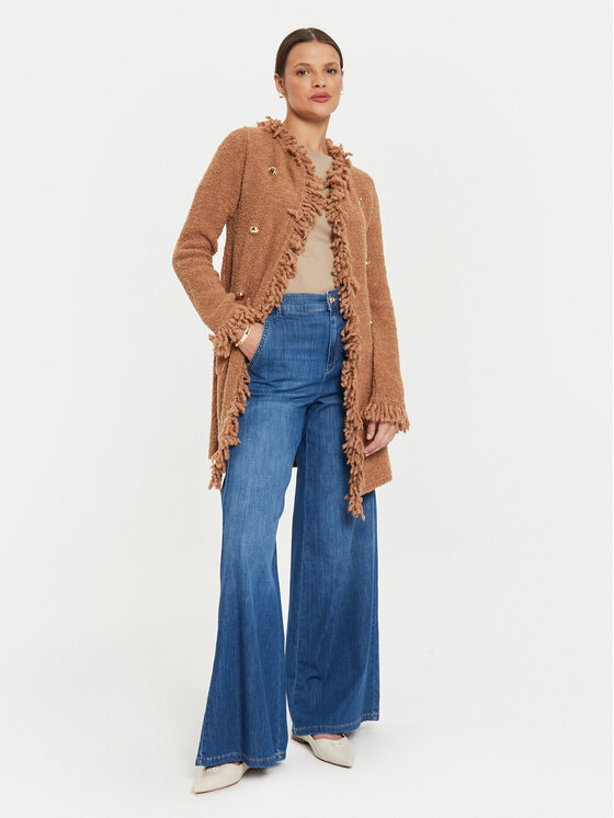 Marella Marella Kardigan Regina 2423906024 Brązowy Regular Fit