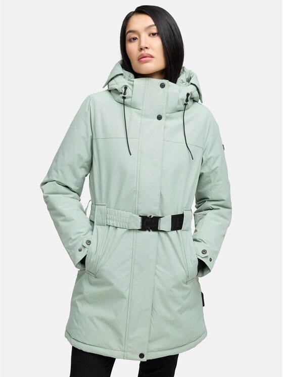 Navahoo Navahoo Kurtka zimowa Frostkuss Zielony Regular Fit