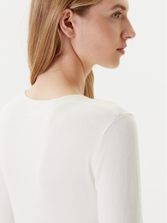 Guess Guess Πουλόβερ W5YR23 Z2NQ2 Εκρού Regular Fit