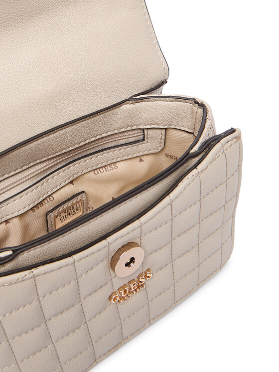 Guess Guess Geantă Nadira Mini HWQG84 24780 Bej