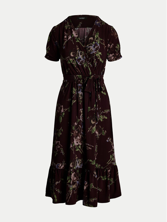 LAUREN RALPH LAUREN LAUREN RALPH LAUREN Sukienka codzienna 250951435001 Bordowy Regular Fit