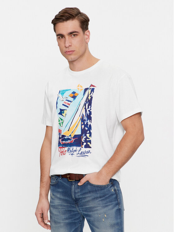 Polo Ralph Lauren Polo Ralph Lauren T-Shirt 710926890001 Bílá Regular Fit