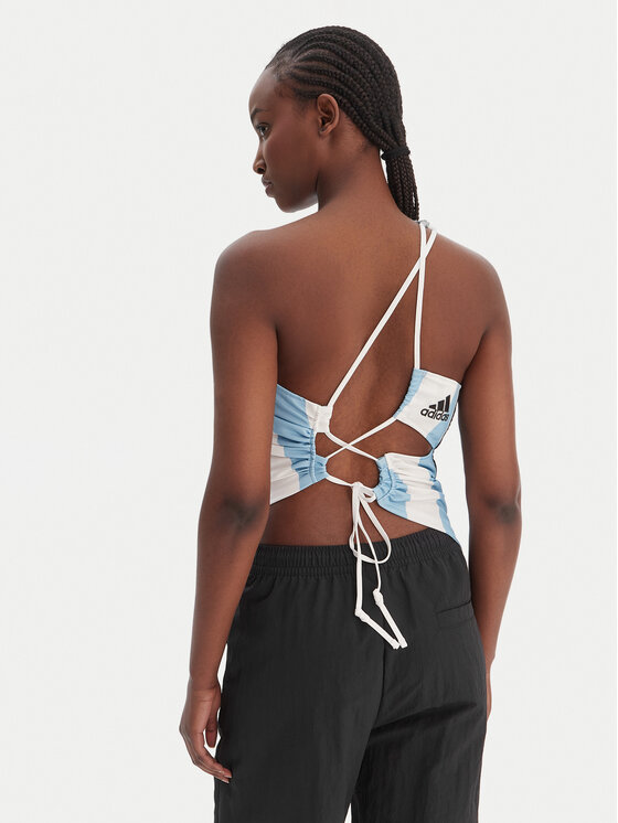 adidas adidas Топ Argentina KE2295 Блакитний Slim Fit