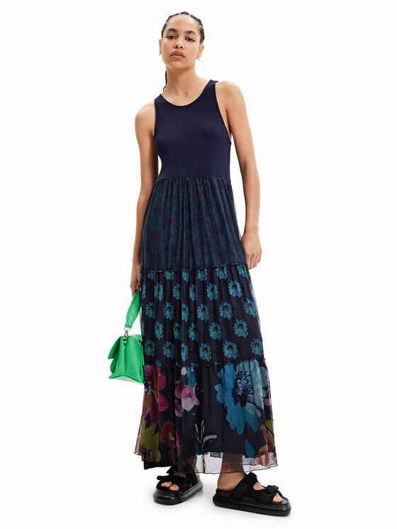 Desigual Desigual Hétköznapi ruha Dudas 23SWVK90 Sötétkék Regular Fit