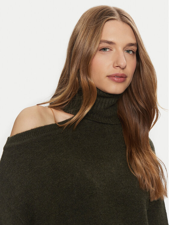 JDY JDY Dolčevita Debbie 15339501 Zelena Regular Fit