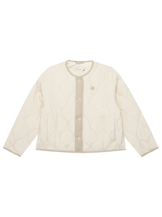 Calvin Klein Jeans Calvin Klein Jeans Демісезонна куртка IG0IG03084 Écru Regular Fit