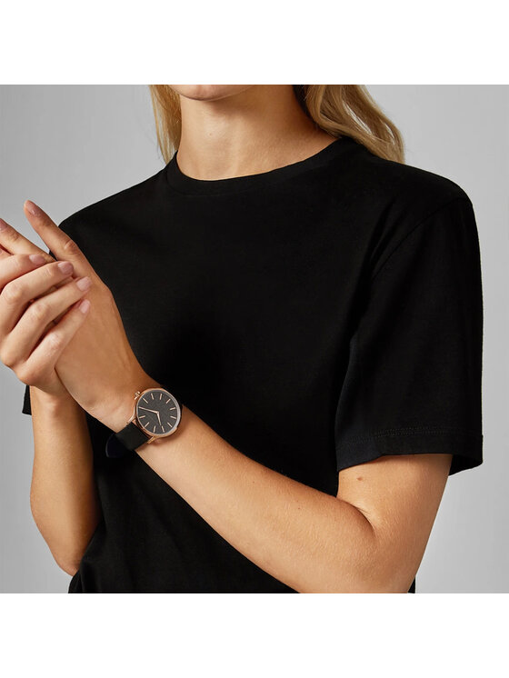Ted Baker Ted Baker Ρολόι BKPPOF902 Μαύρο