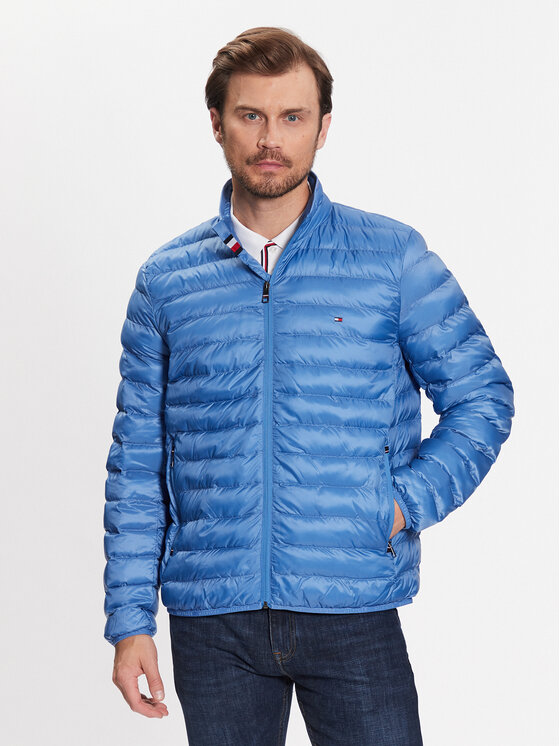 Tommy Hilfiger Tommy Hilfiger Демісезонна куртка MW0MW18763 Голубий Regular Fit