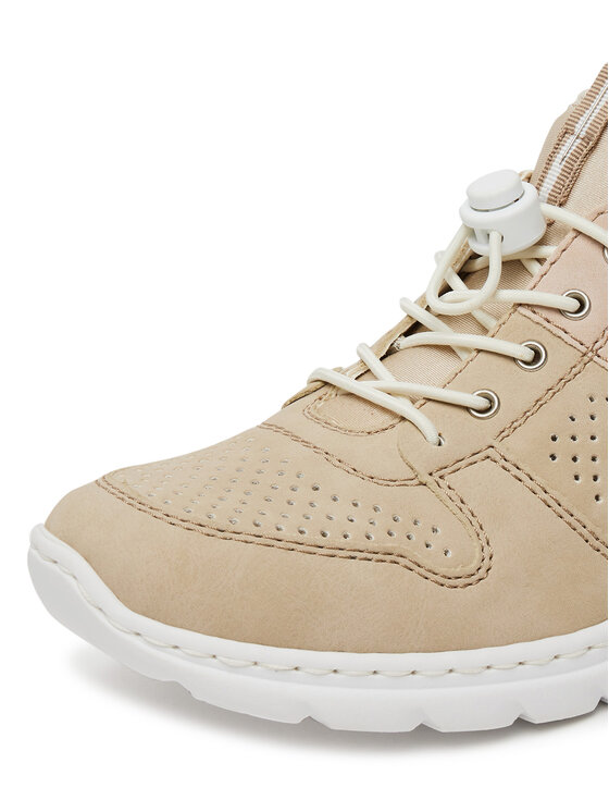 Rieker Rieker Sneakersy L3254-62 Beżowy