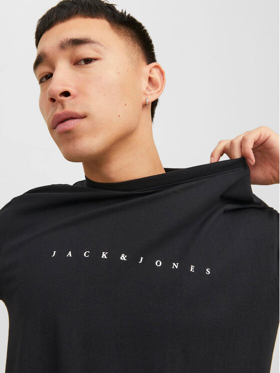 Jack&Jones Jack&Jones T-shirt Star 12234746 Crna Relaxed Fit