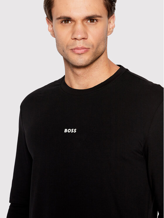 BOSS Boss S dlhými rukávmi Tchark 50473286 Čierna Regular Fit