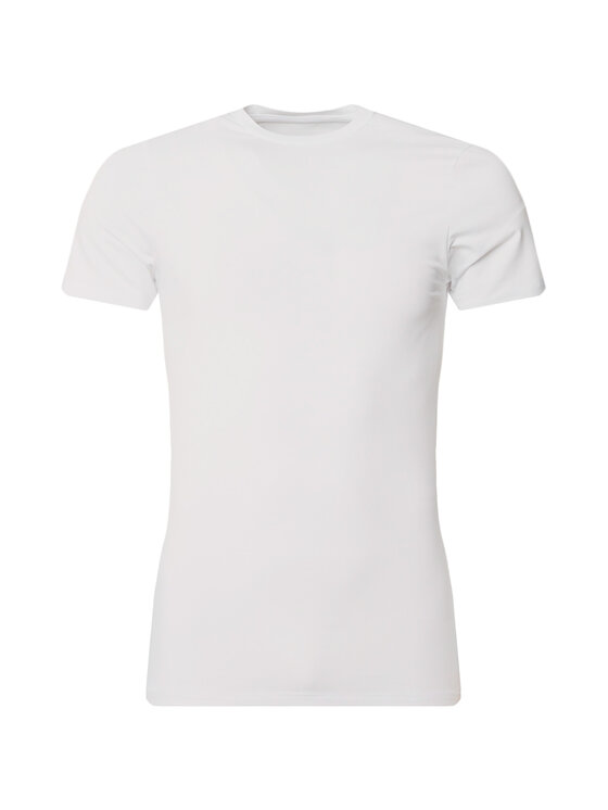 Resteröds Resteröds Komplet t-shirtów 27040 2 Biały Slim Fit