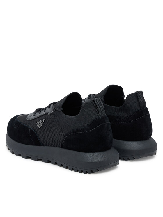 Emporio Armani Emporio Armani Sneakersy EM003739 AF19724 MC005 Čierna