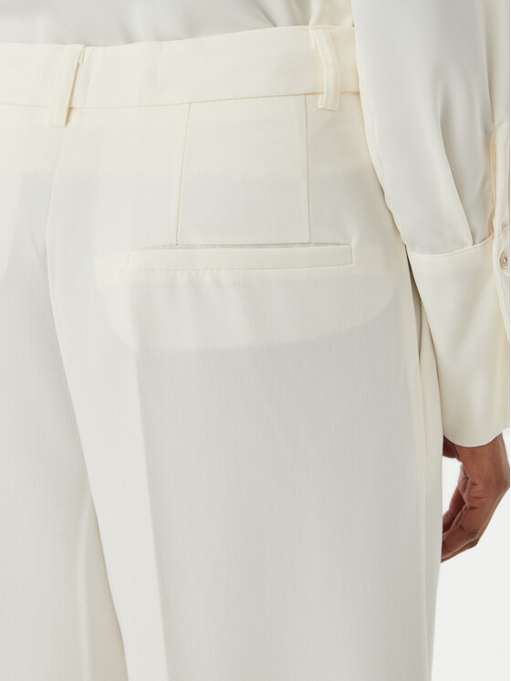 Rinascimento Rinascimento Palazzo püksid CFC0123671003 Ekrüüvärv Regular Fit