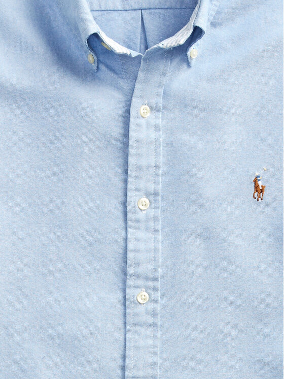 Polo Ralph Lauren Polo Ralph Lauren Marškiniai Classics 710767444001 Mėlyna Slim Fit