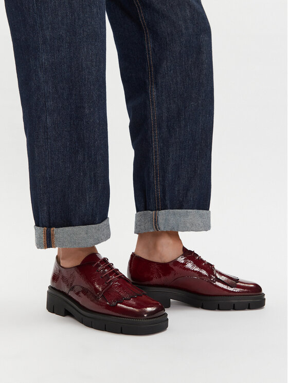 Hispanitas Hispanitas Oxford Schuhe HI254235 Dunkelrot