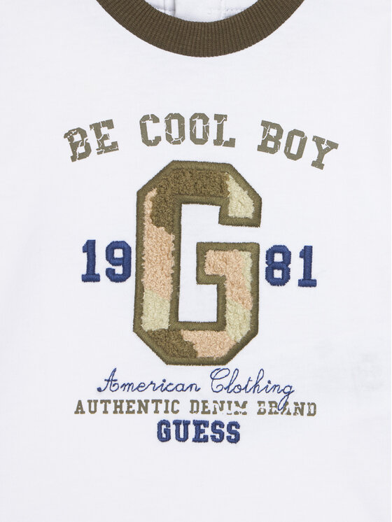 Guess Guess Blúz és nadrág I5YG06 K8HM4 Fehér Regular Fit